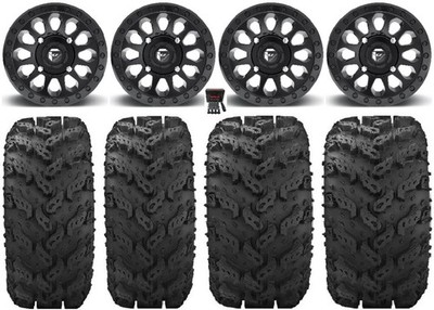 Fuel Vector MB 14'' Wheels 27'' Reptile Tires Can-Am Defender