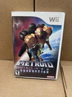 Metroid Prime 3 Corruption Nintendo Wii 2007 Complete With Case Manual Game