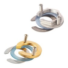 Copper Stainless Steel Anti Loosening Nut with Rubber Washer for Kitchen Faucet