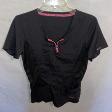 Koi Lite Womens Medical Scrubs Size Medium Black Occupational Clinic