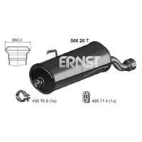 Ernst EndschalldäMpfer SchalldäMpfer FüR Peugeot 206+ 1.1 1.4I 506267