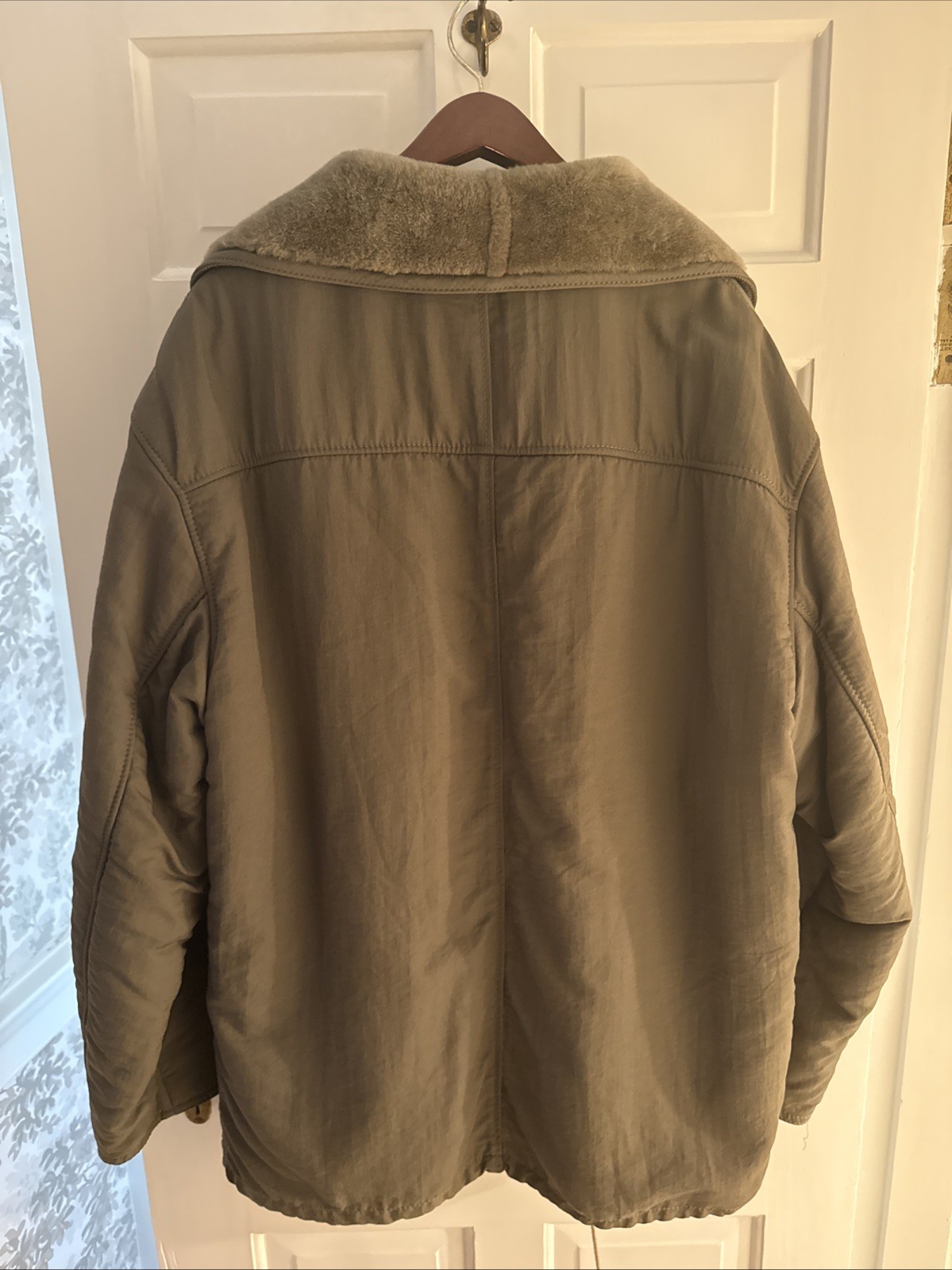 Shearling Coat With All Weather Shell - image 2