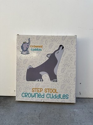 Crowned Cuddles - Premium Wooden Step Stool for Kids Toddler Step Stool Kids ...