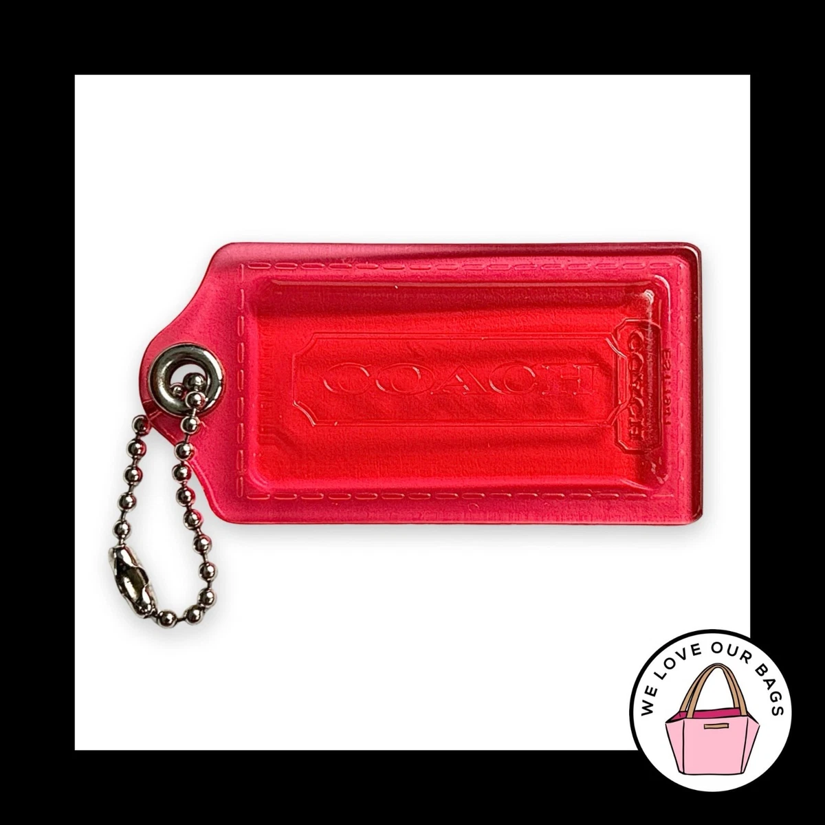 Coach Letters, Numbers & Symbols Key Chains, Rings & Finders for