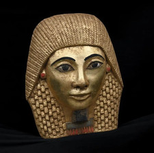 Authentic Ancient Egyptian Antiques Golden Egyptian Pharaonic Mask Egyptian BC