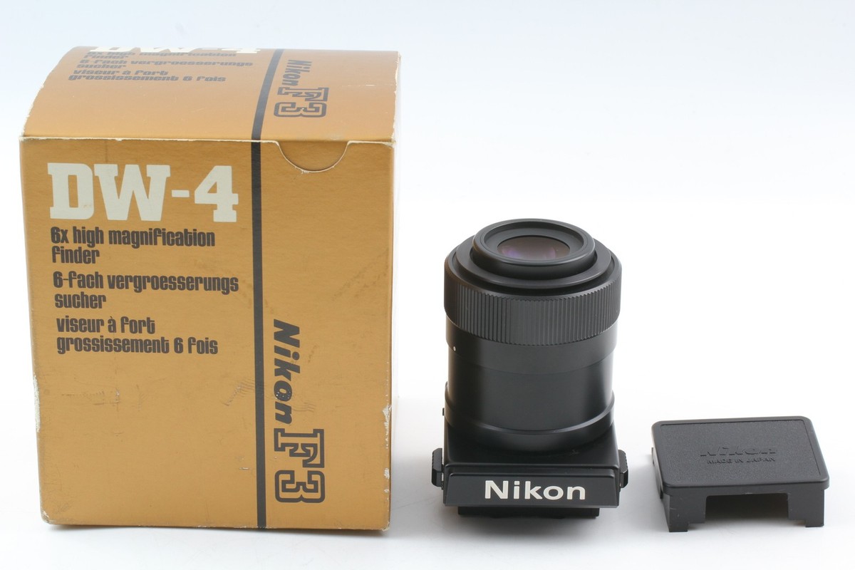 Near Mint Box] Nikon DW-4 6x High Magnification View Finder F3 HP