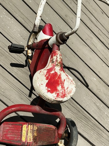 Antique Garton Kid's TRICYCLE Metal Step-Up/Whitewall Tires 1950's-60's L@@K! - Picture 7 of 11