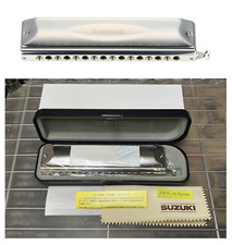 SUZUKI Sirius S-64C Chromatic Harmonica 16 holes 64 sounds Key C BRAND NEW