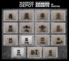 Acid Rain World Body Armor Agurts G3 N.A.U.S Tech - 1/18 3.75" GI Joe