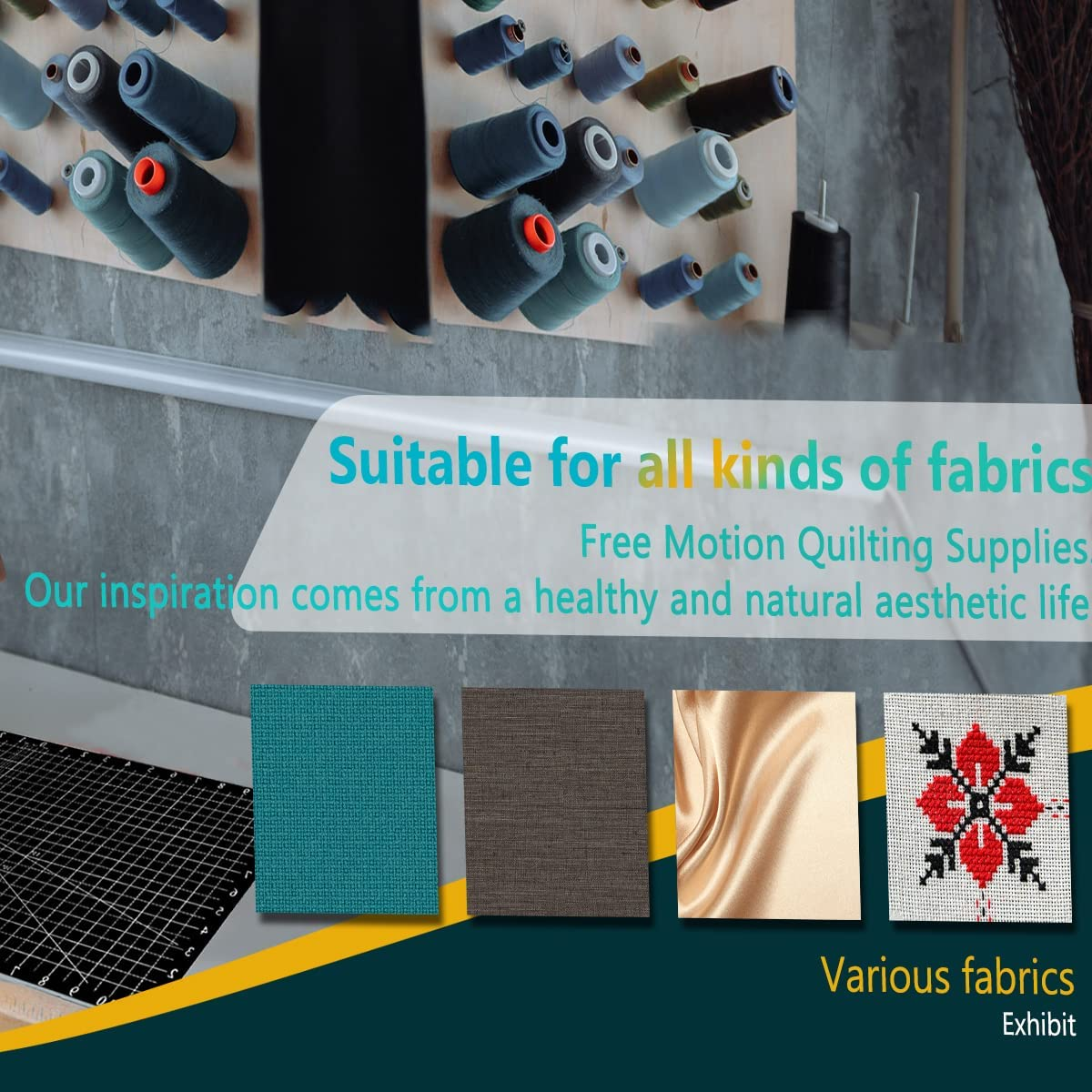 Quilting Slider Mat with Tacky Back Sew Slip Mat for Quilting Free