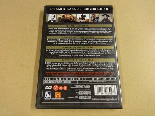 DVD / OORLOG IN WOORD & BEELD - DE AMERIKAANSE BURGEROORLOG 1861 - 1865 - Picture 2 of 2
