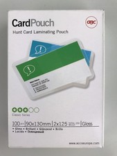 GBC Małe torby laminowane 90x130mm Micron Identyfikator Tabliczka z nazwiskiem K37-LL3124