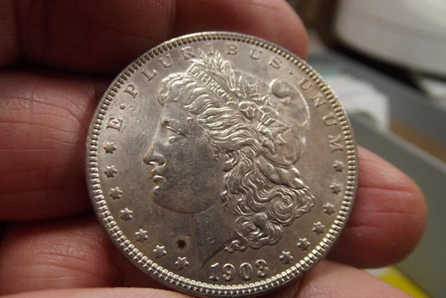 1903-P Morgan Silver Dollar AU+++ Super Slider Beauty