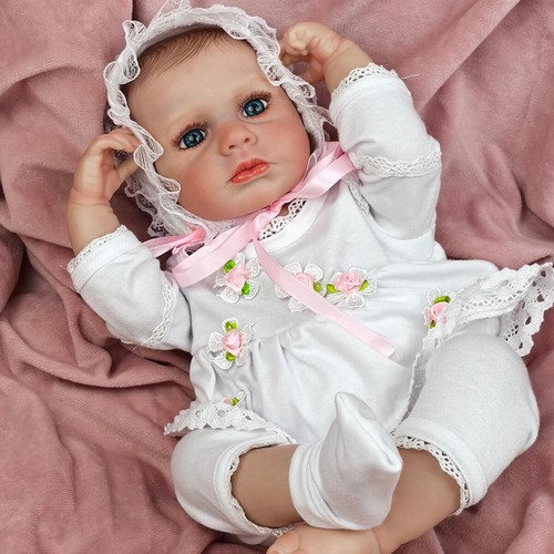 Anano Reborn Baby Puppe - Vollsilikon, Lebensecht, 45 Cm Mädchen Mit Zubehör & Vanilleduft