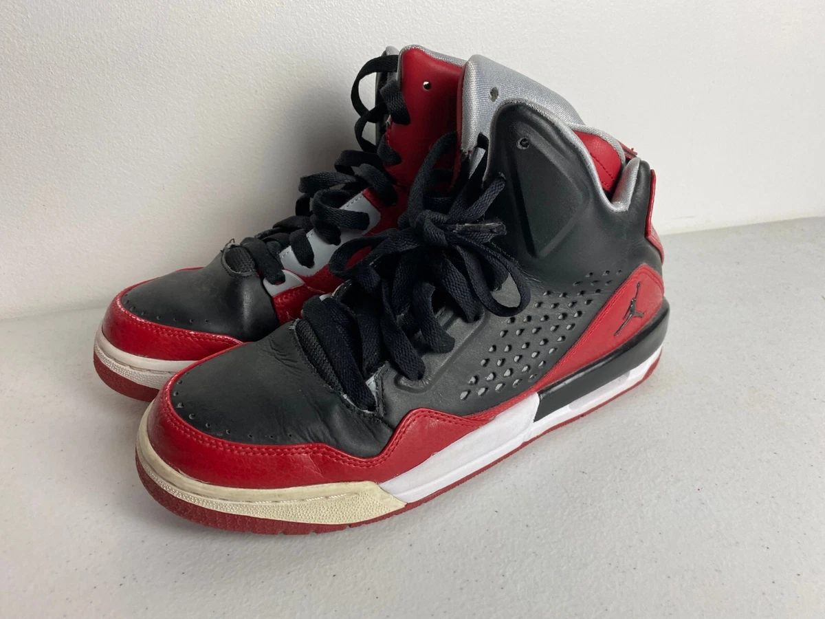 Nike Youth Air Jordan SC-3 Flight Black Gym Red 629942-001 Sz 7 Youth | eBay