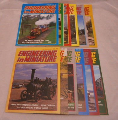 Vol 11 June 1989 - May 1990 Engineering in Miniature EIM (Full Volume-12 Issues)