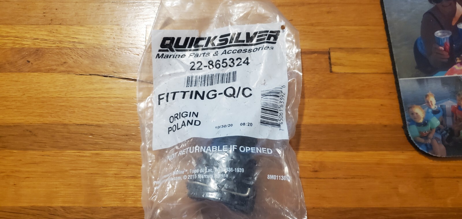 Tuyau Mercury Mercruiser Quicksilver 32-863489 - Pièce D'origine OEM - Pour Moteurs Marins