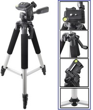 Pro New 57" Tripod With Case For Samsung DV300F HMX-H304 HMX-H300 HMX-QF30