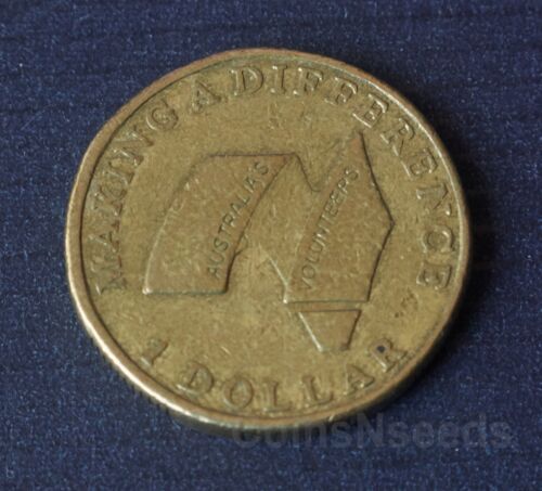 $1 2003 AUSTRALIA'S VOLUNTEERS Australian 1 Dollar Coin Making a Difference - Picture 1 of 4