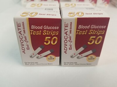 ONE BOX 50ct Advocate Redi Code Test Strips Exp 06/2020 PLEASE READ DESCRIPTION