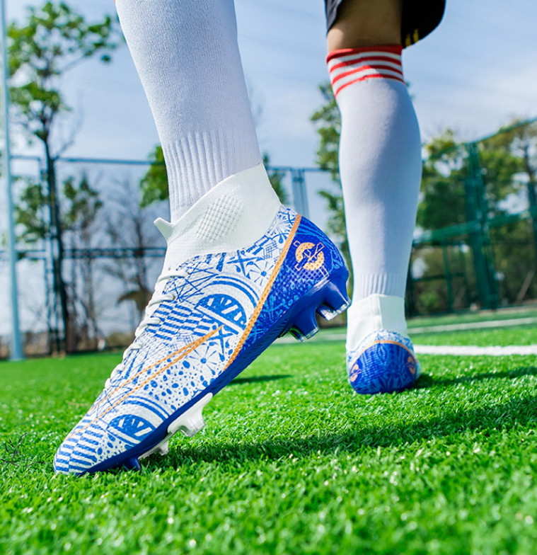 Botas de Fútbol Juvenil para Hombres Junior Niño Ag/tf Zapatos de Entrenamiento de Fútbol Zapatillas Reino Unido 3.5-11