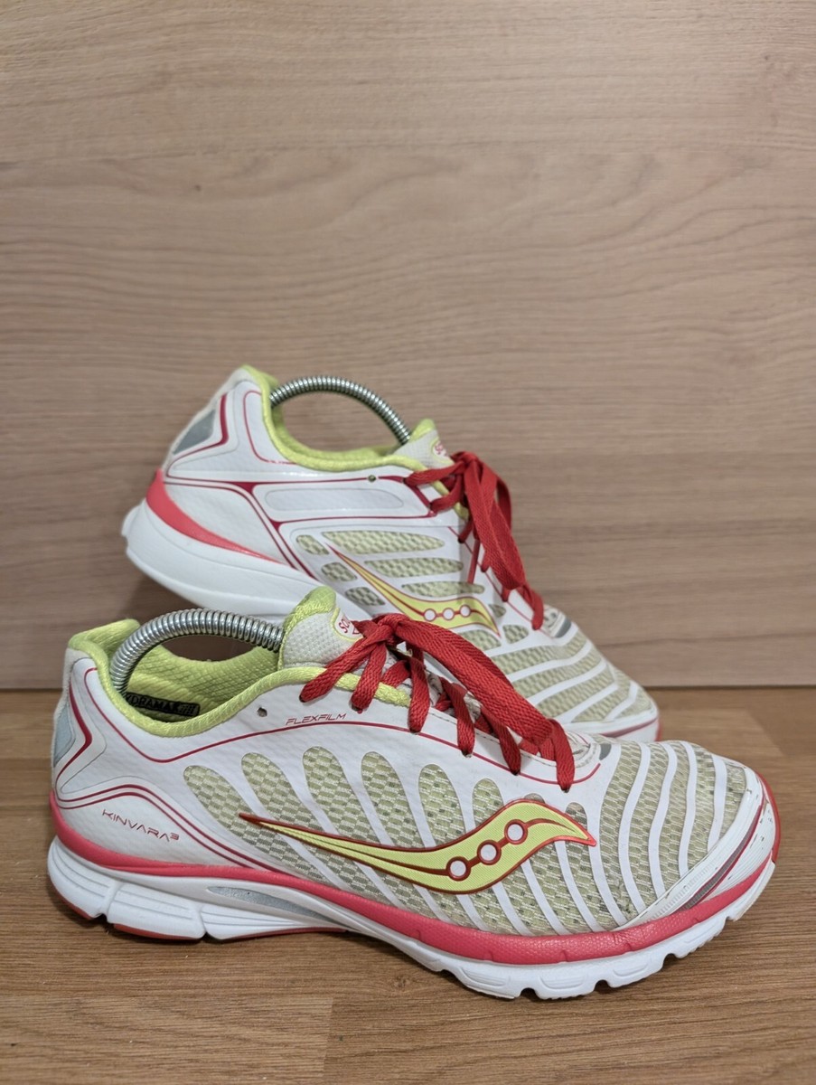 Pink Saucony Kinvara Uk Saucony Kinvara White/Neon/Pink Running