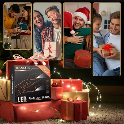 Guanti Con Luce LED - Impermeabili, Senza Dita | Ideali Per Riparazioni, Pesca, Regalo Uomo - Foto 6