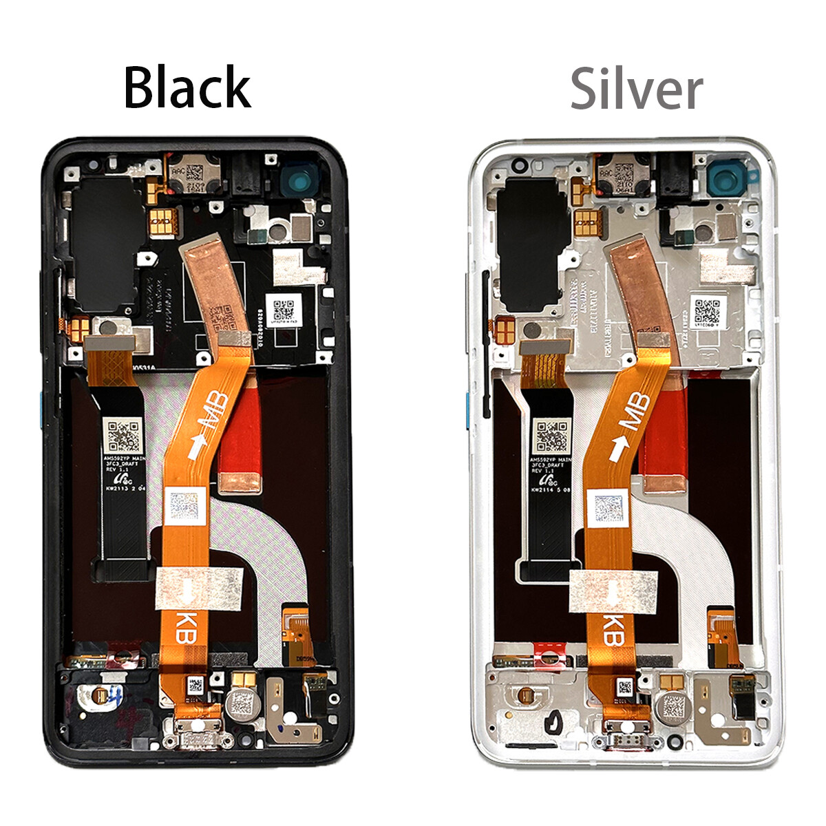 パーツ 新品 Zenfone 8 液晶 フレーム付き For 5.9