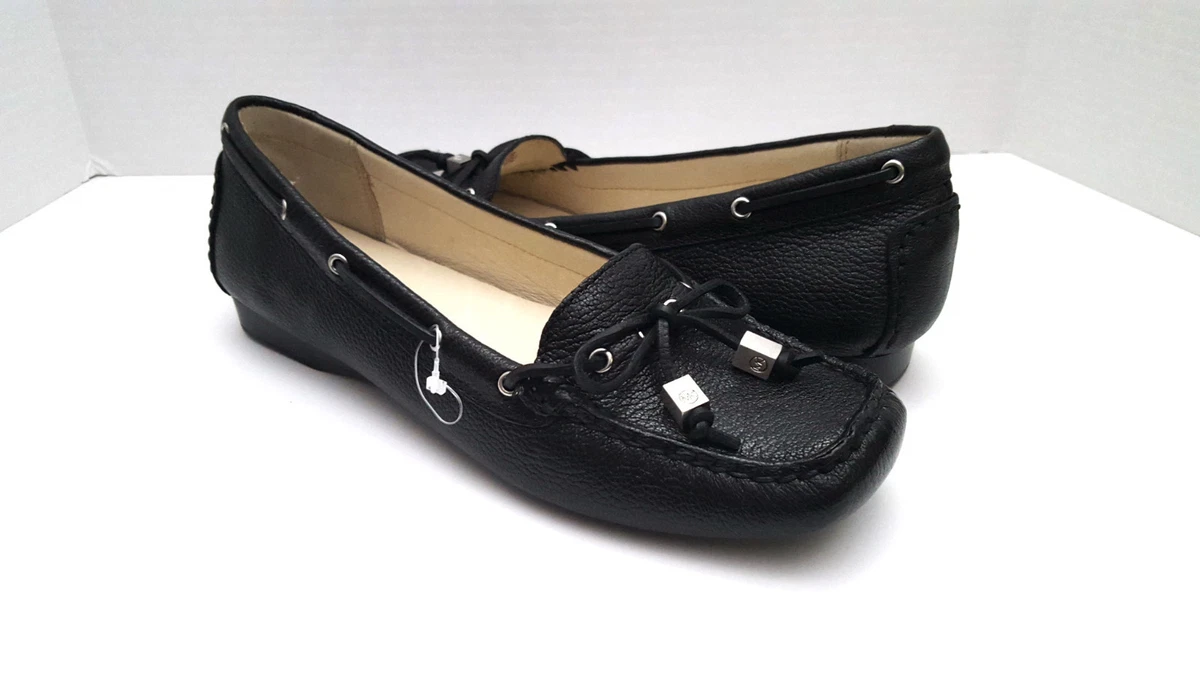 Michael kors leather slip on shoes deals