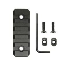 M-LOK 5 Slot Picatinny/Weaver Rail Segment Section Aluminum 2.5 inch