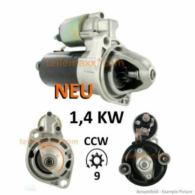 Starter for Porsche 924 2.0 2.5 944 2.7 SenerTec Badger CHP ARB1334 0001108147