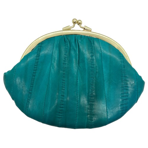 Genuine Eel Skin Cosmetic Case Pouch Makeup Case Round Pouch - Picture 55 of 63