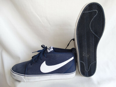 Nike Toki Canvas Chukka Sneaker 446336-400 blau-weiß EU 45,5 US 11,5