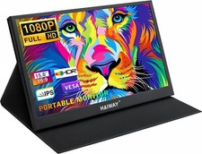 Brand New - Haiway Portable Monitor 15.6 inch Monitor for Laptop 1080P FHD IPS