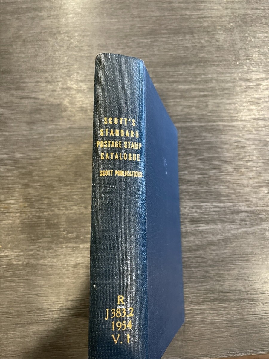 Scotts Standard Postage Stamp Catalogue 1954 Pre Owned Hardback