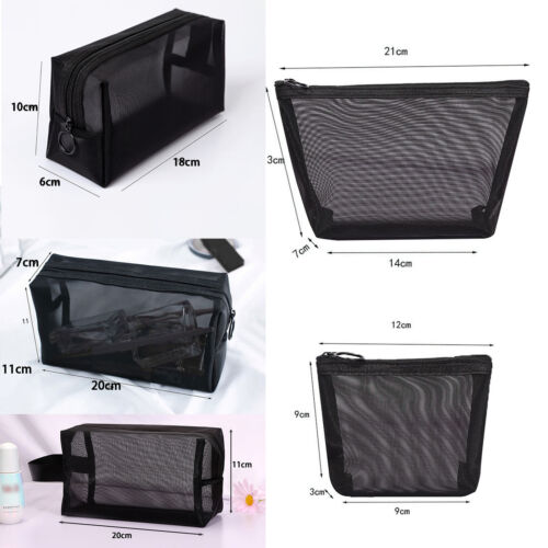 Toilet Bag High Capacity Keep Neat Business Trip Cosmetic Bag Handle Strap - Picture 8 of 15