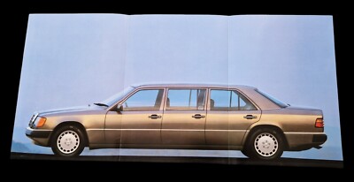 Mercedes E-Class W124 long version Pullman 8 seater brochure brochure AC