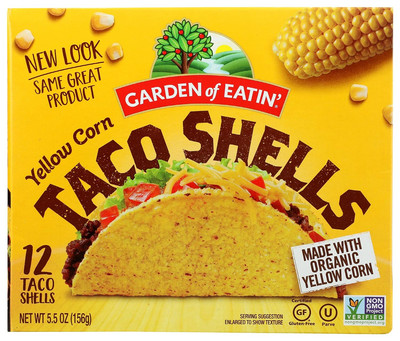 Garden of Eatin' Taco Shells, Yellow Corn, 5.5Oz