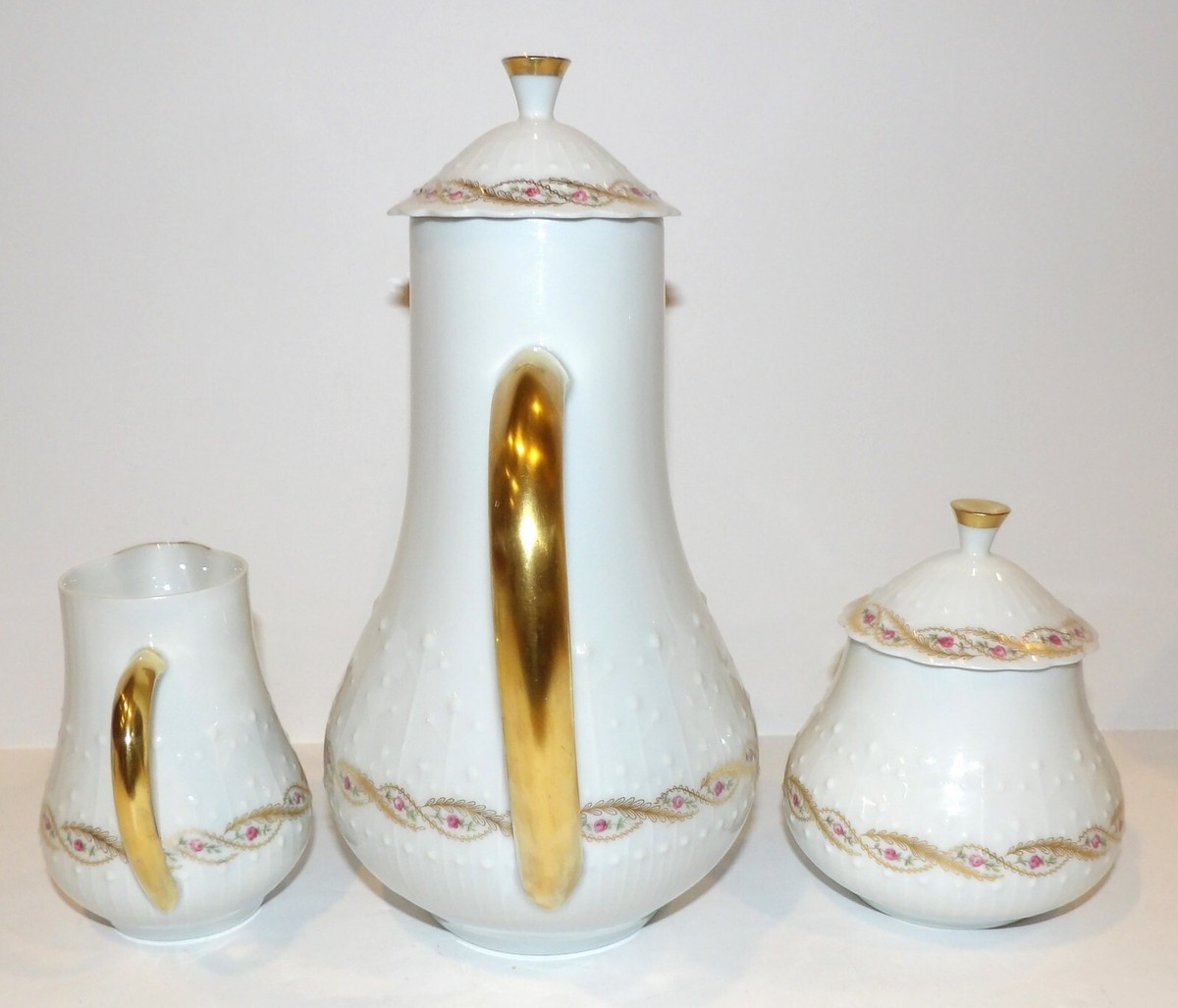 EXQUISITE HTF GEORGES BOYER LIMOGES FRANCE DE LA REINE COFFEEPOT