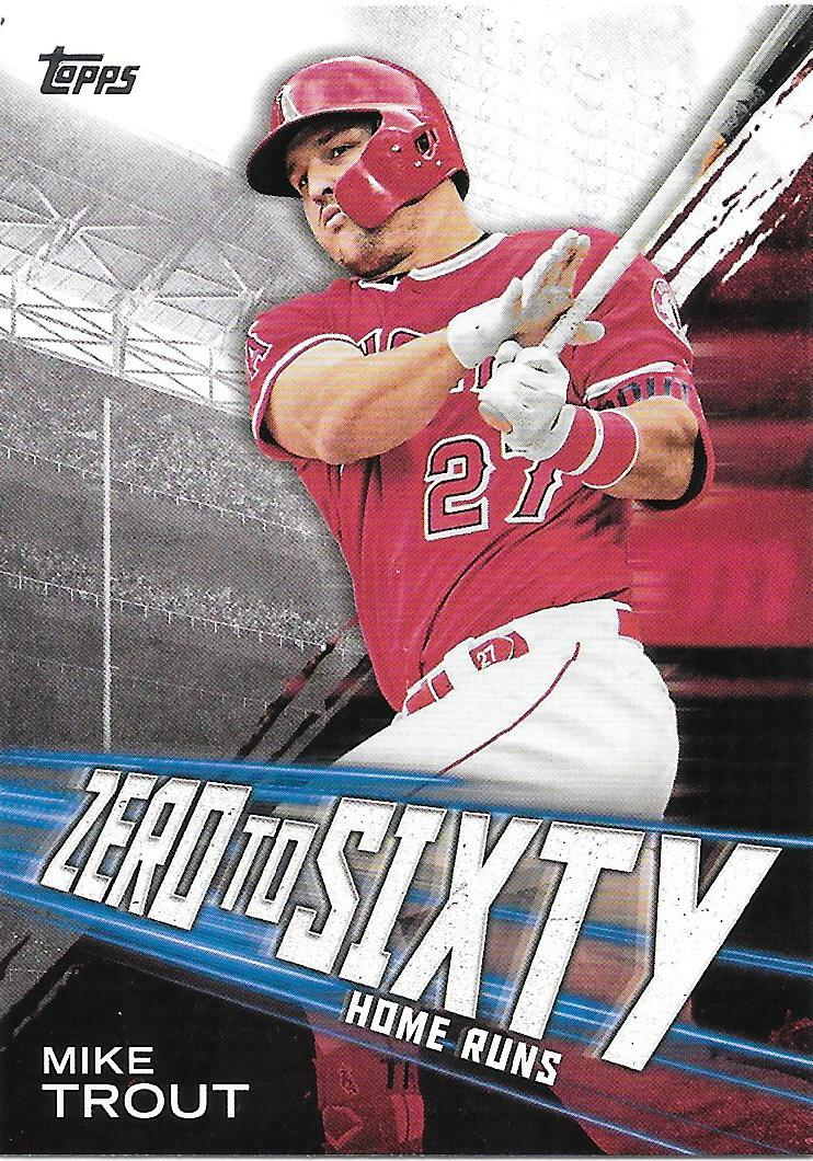 2021 Topps Series 2 MIKE TROUT  Zero to Sixty - LOS ANGELES ANGELS -  #ZTS-5