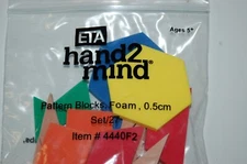 ETA hand2mind Pattern Blocks, Foam Set/27 Item #4440F2 Teaching Manipulative