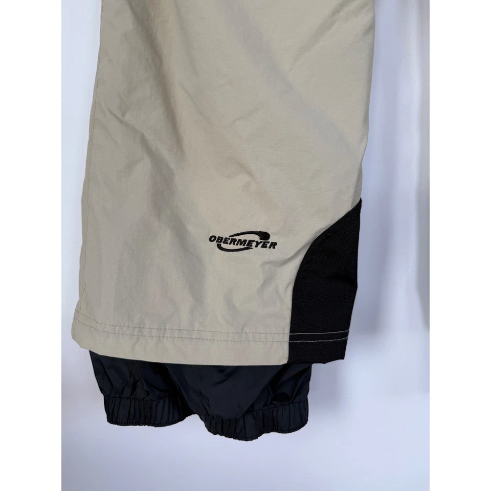 Pantalones cargo Obermeyer para mujer esquí snowboard talla 8 bronceado aislado impermeables nieve Foto 4 de 4