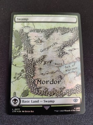 Swamp Full Art Foil - MTG Universes Beyond Herr der Ringe - 0277 - NM