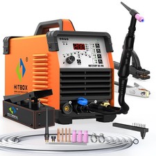 HITBOX 200A TIG Welding Set AC DC Aluminum TIG STICK Welder Pulse/Square 2026New