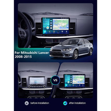 Per Mitsubishi Lancer 2008-2015 Carplay Stereo Navi BT Radio Auto Multimedia GPS 