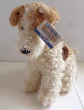 VTG 2000 Animal Alley Kids Fox Terrier Dog Puppy Plush Toys R Us Realistic EUC.