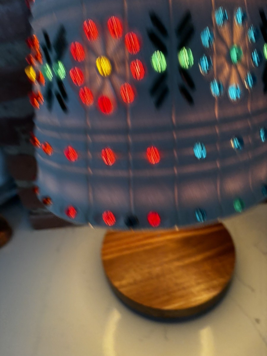 Vintage Lawnware Hanging Lamp Mid Century Camping RV Swag Light