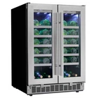 Danby DWC047D1 24"W 42 Bottle Capacity Built-In Wine Cooler - Stainless Steel