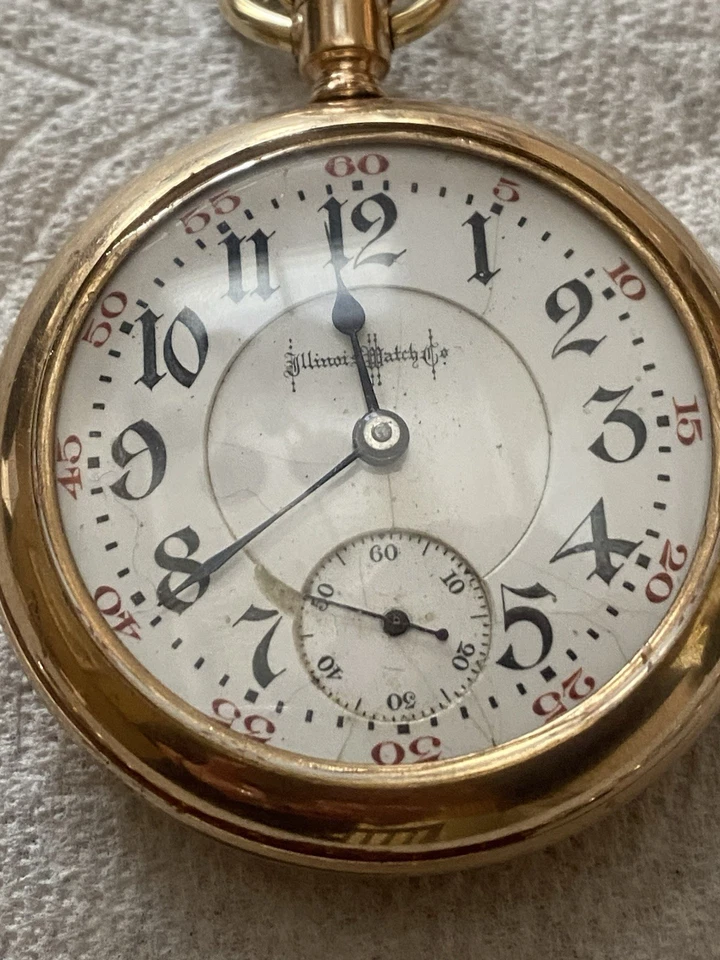 Railroad Pocket Watch 21 Jeweled Illinois Bunn Special Lever Set 1902 - Image 3 of 4