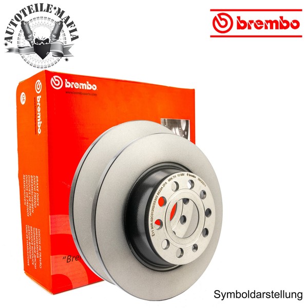 Brembo Bremsscheibe Bremsscheiben Hinten FüR Audi 08.A759.11 NEU-image